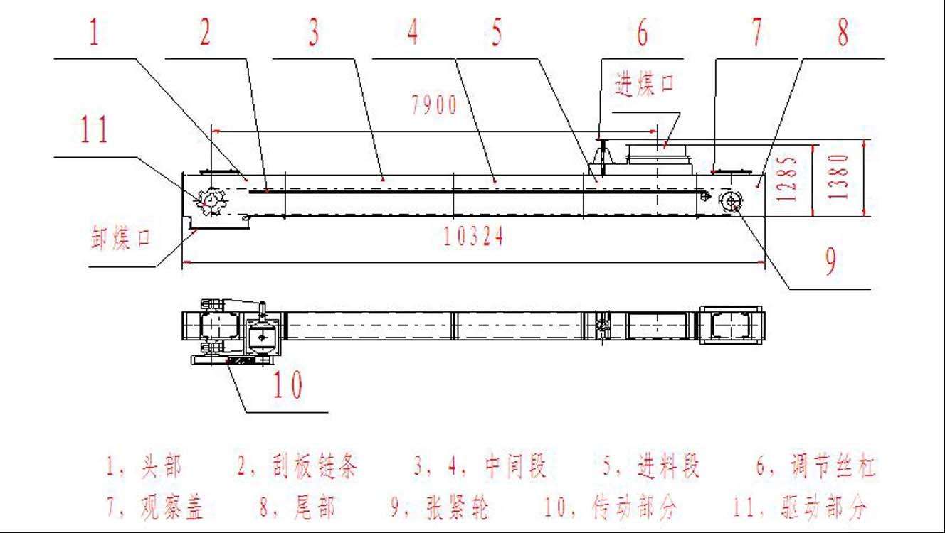 刮板機圖紙（zhǐ）