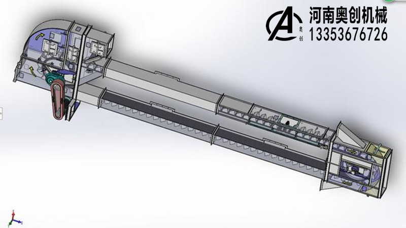 鏈鬥升降機（jī）核心結構三維建模圖紙