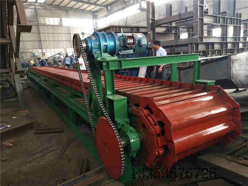 鋼鐵碎渣回爐耐高溫鱗板輸送（sòng）機4