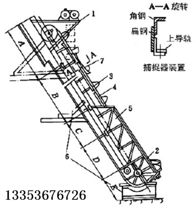 T係列撈坑脫水鬥式提升機結構（gòu）組成廠家詳（xiáng）細介紹圖紙